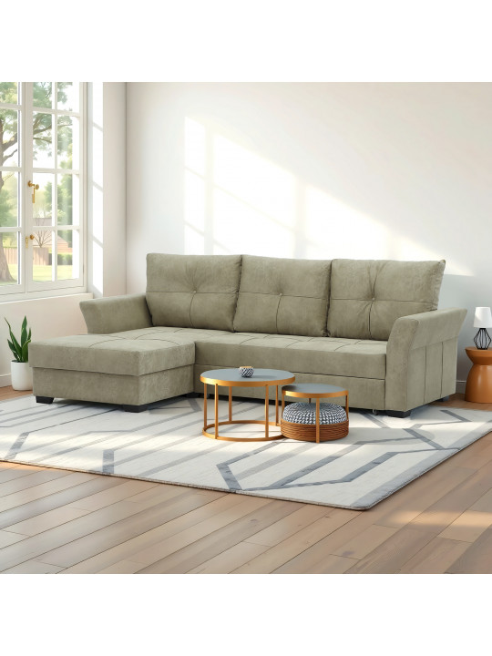 Sofa HOBEL CORNER TEXAS CREAM RONALDO 1803 L (5) 