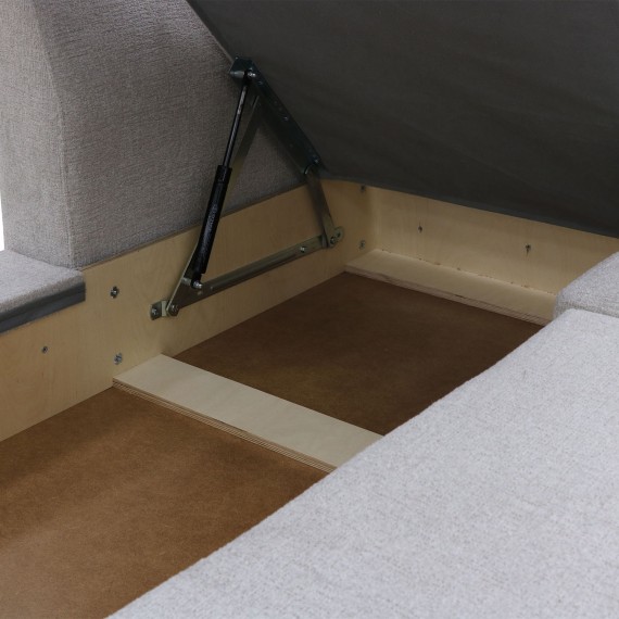 Sofa HOBEL CORNER TEXAS F/P LIGHT GREY BEATTO 1069 L (5) 