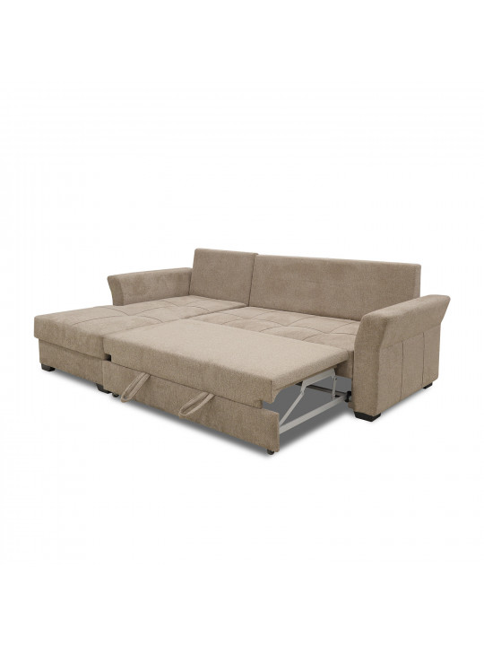 Sofa HOBEL CORNER TEXAS LIGHT BROWN BEATTO 1015 L (5) 