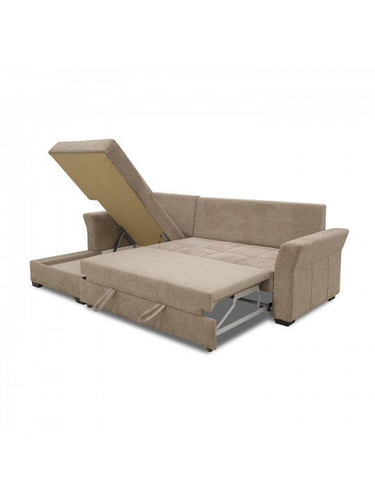 Sofa HOBEL CORNER TEXAS LIGHT BROWN BEATTO 1015 L (5) 