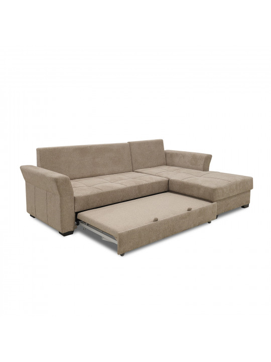 Диван HOBEL CORNER TEXAS LIGHT BROWN BEATTO 1015 R (5) 