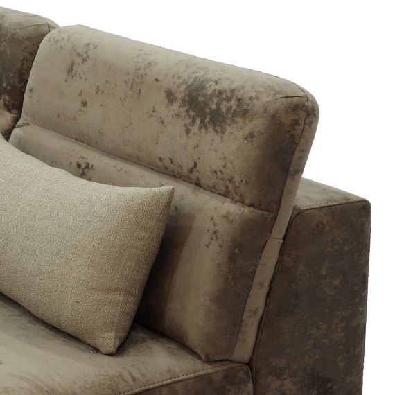 Sofa HOBEL CORNER WOOD DARK CAPPUCCINO MONACO 5/ INFINITY 103/INFINITY 290 R(5) 