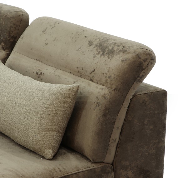Sofa HOBEL CORNER WOOD DARK CAPPUCCINO MONACO 5/ INFINITY 103/INFINITY 290 R(5) 