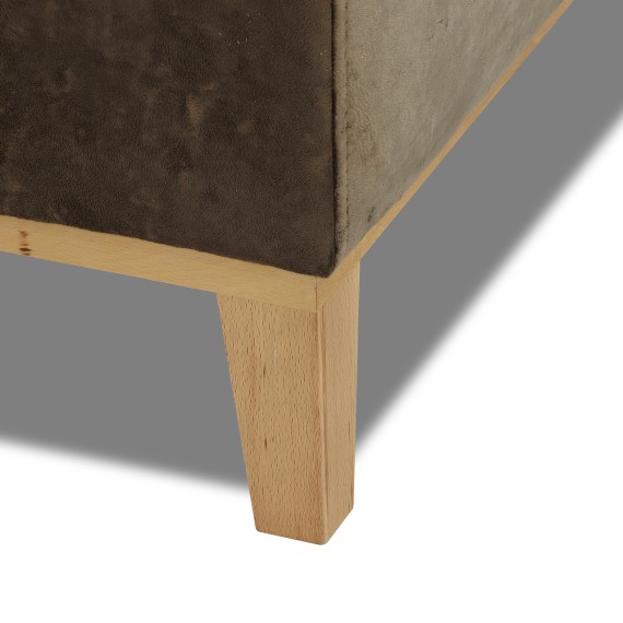 Sofa HOBEL CORNER WOOD DARK CAPPUCCINO MONACO 5/ INFINITY 103/INFINITY 290 R(5) 