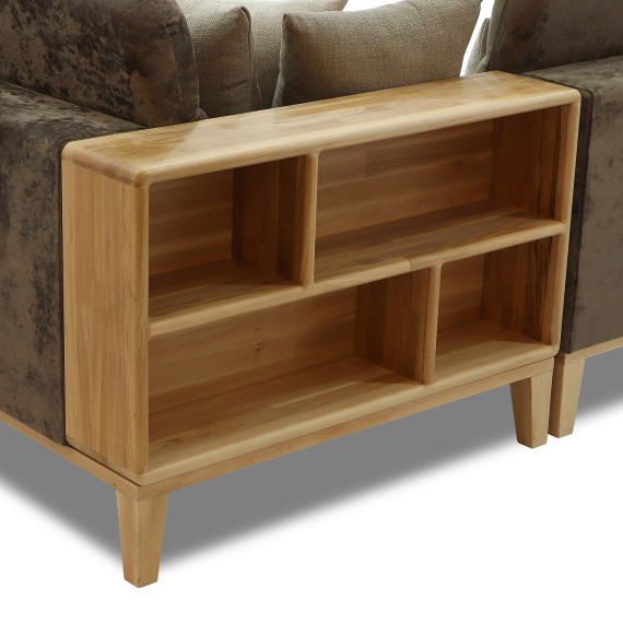 Sofa HOBEL CORNER WOOD DARK CAPPUCCINO MONACO 5/ INFINITY 103/INFINITY 290 R(5) 