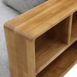 Диван HOBEL CORNER WOOD GREY AMAZON 5 / INFINITY 991 / NIAGARA GREY L (5) 
