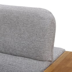 Диван HOBEL CORNER WOOD GREY AMAZON 5 / INFINITY 991 / NIAGARA GREY L (5) 