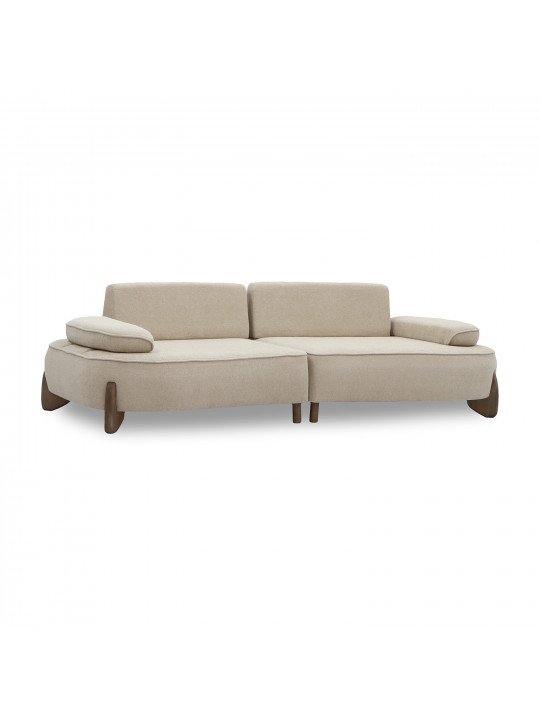 Диван HOBEL DANIA 2 STR CREAM BONCUK 4/ BROWN BEATTO 1012 (2) 