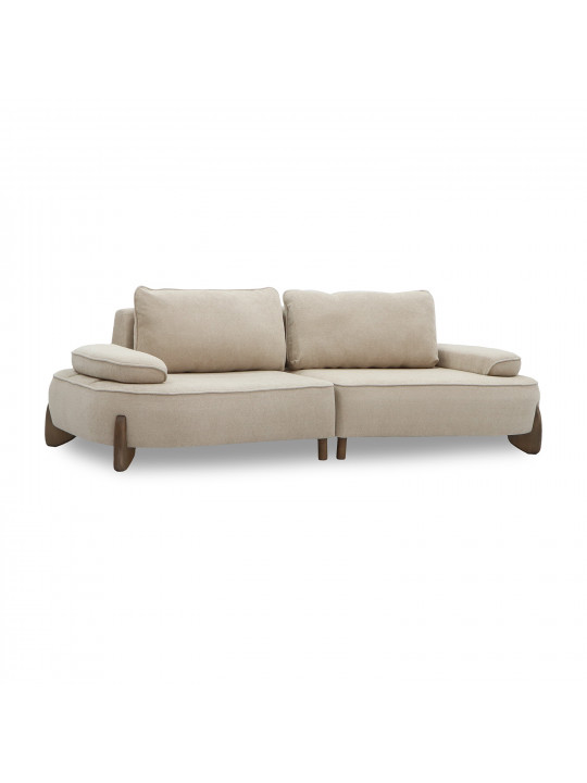 Диван HOBEL DANIA 2 STR CREAM BONCUK 4/ BROWN BEATTO 1012 (2) 