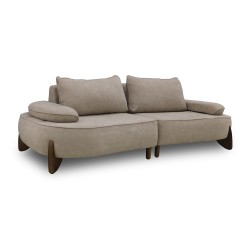 Диван HOBEL DANIA 2 STR OAK CREAM BONCUK 4/ BROWN BELLA 6 (3) 