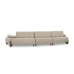 Диван HOBEL DANIA 3 STR/ 14sm CREAM BONCUK 4/ BROWN BEATTO 1012 (4) 