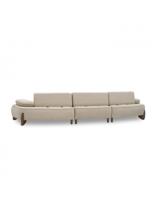 Диван HOBEL DANIA 3 STR CREAM BONCUK 4/ BROWN BEATTO 1012 (3) 