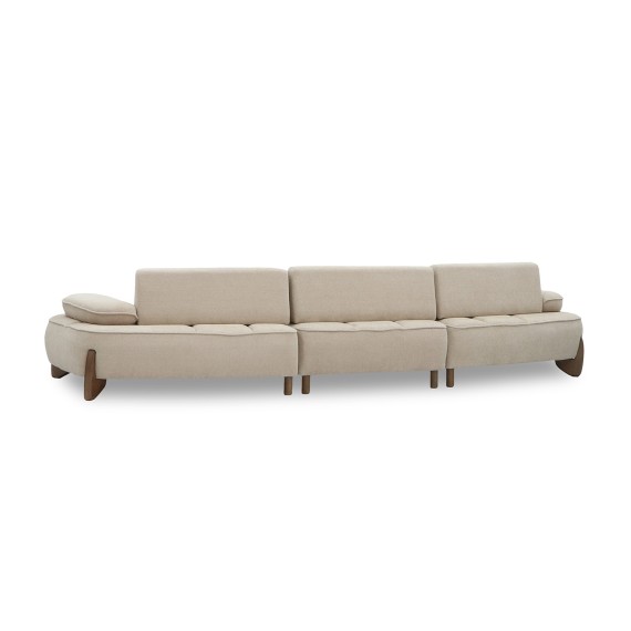 Sofa HOBEL DANIA 3 STR/ 14sm CREAM BONCUK 4/ BROWN BEATTO 1012 (4) 
