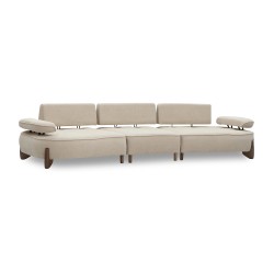 Диван HOBEL DANIA 3 STR/ 14sm CREAM BONCUK 4/ BROWN BEATTO 1012 (4) 