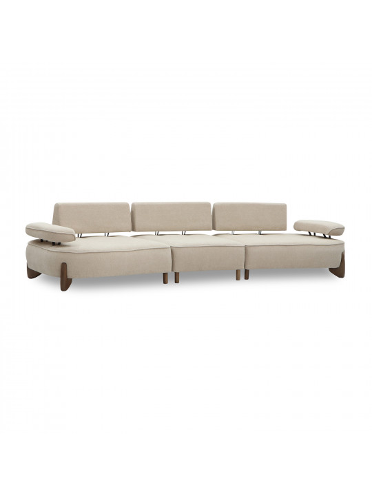 Диван HOBEL DANIA 3 STR CREAM BONCUK 4/ BROWN BEATTO 1012 (3) 