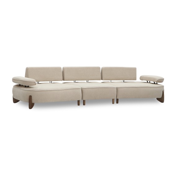 Sofa HOBEL DANIA 3 STR/ 14sm CREAM BONCUK 4/ BROWN BEATTO 1012 (4) 