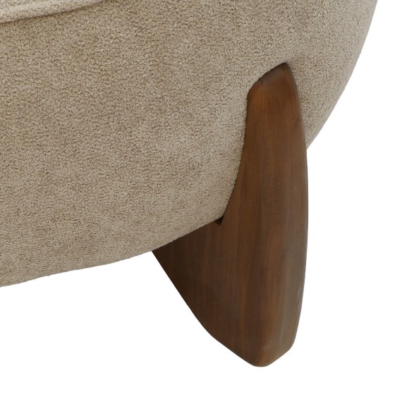 Sofa HOBEL DANIA 3 STR OAK CREAM BONCUK 4/ BROWN BELLA 6 (4) 