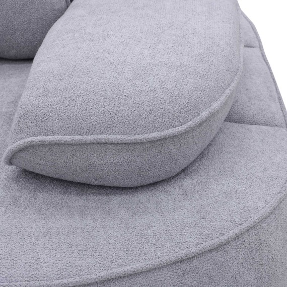 Բազմոց HOBEL DANIA 3 STR OAK LIGHT GREY BONCUK 18/ DARK GREY BELLA 14 (4) 