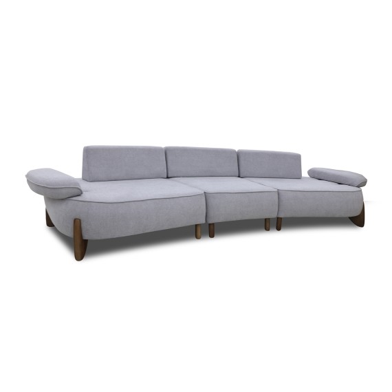Բազմոց HOBEL DANIA 3 STR OAK LIGHT GREY BONCUK 18/ DARK GREY BELLA 14 (4) 