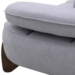 Диван HOBEL DANIA 3 STR OAK LIGHT GREY BONCUK 18/ DARK GREY BELLA 14 (4) 