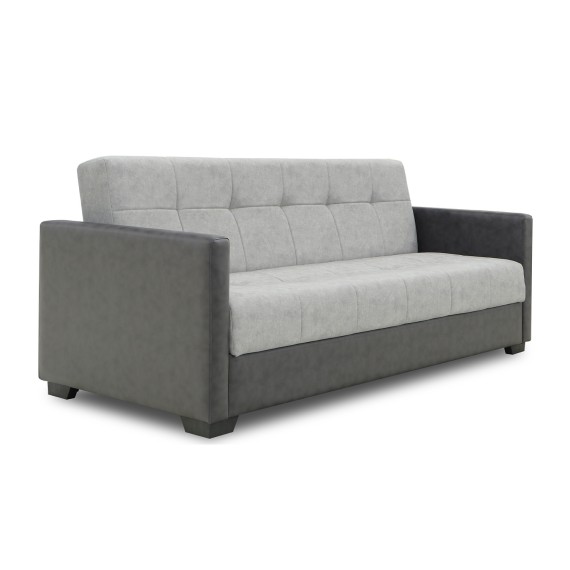 Диван HOBEL MARVEL ECONOM DARK GREY 8410/LIGHT GREY YAGUAR 4 (2) 
