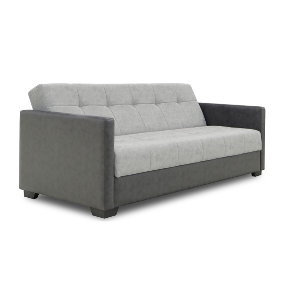 Диван HOBEL MARVEL ECONOM DARK GREY 8410/LIGHT GREY YAGUAR 4 (2) 