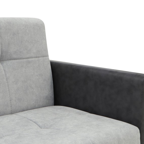 Диван HOBEL MARVEL ECONOM DARK GREY 8410/LIGHT GREY YAGUAR 4 (2) 