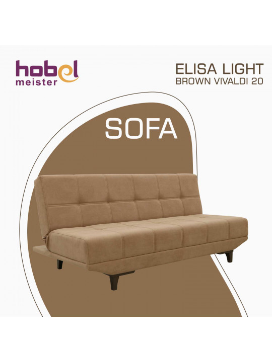 Sofa HOBEL ELISA LIGHT BROWN VIVALDI 20 (1) 