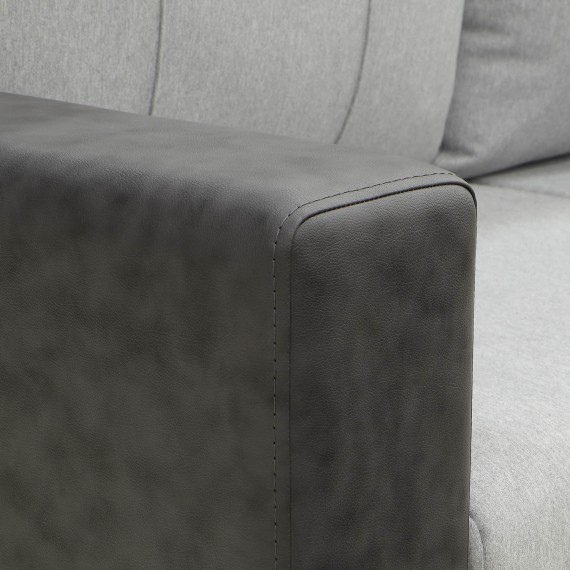 Sofa HOBEL ERICA 2000 F/P DARK GREY 8410/ SCANDI 17 (4) 