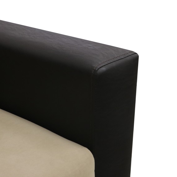 Диван HOBEL ERICA 2000 F/P BROWN 3673/ CREAM LEONARDO 3 (4) 