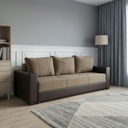 Sofa HOBEL ERICA 2000 F/P BROWN 3673/ CREAM LEONARDO 3 (4) 