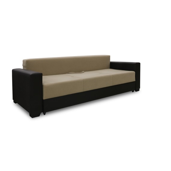 Диван HOBEL ERICA 2000 F/P BROWN 3673/ CREAM LEONARDO 3 (4) 