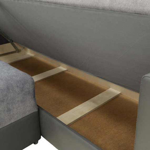 Sofa HOBEL CORNER ERICA F/P GREY V460/ GREY JAGUAR 5 R (6) 