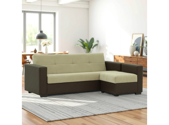 Sofa set HOBEL FLY+PUFIK COFFEE V460/ LIGHT BROWN SCANDI 4 (3) 