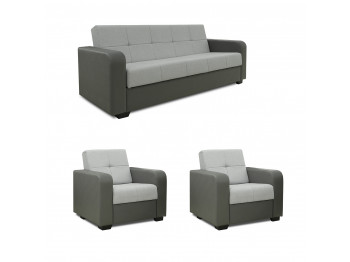 Հավաքածու HOBEL FROST 3+1+1 GREY V460/ LIGHT GREY SCANDI 17 (4) 