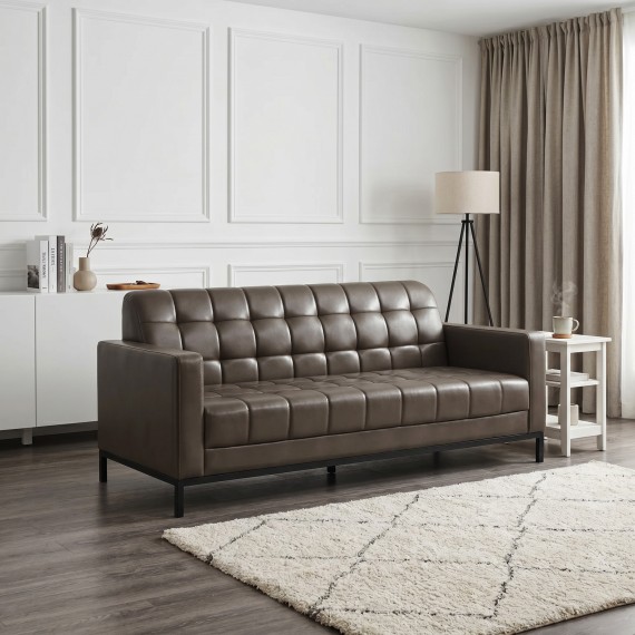 Sofa HOBEL HAMBURG 3 STR BOWN PHANTOME 13 (1) 