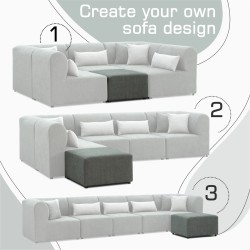 Кресло HOBEL POUF LEGO SOFT GREY BONCUK 24 (1) 