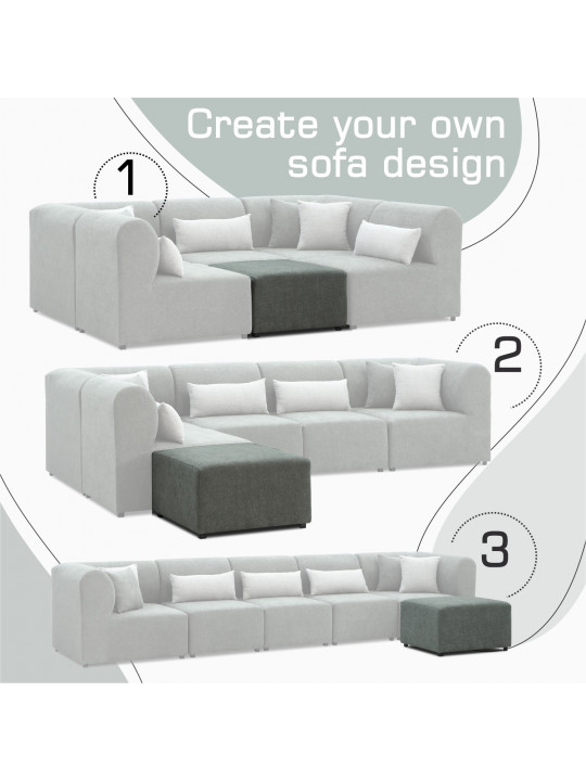 Кресло HOBEL POUF LEGO SOFT GREY BONCUK 24 (1) 