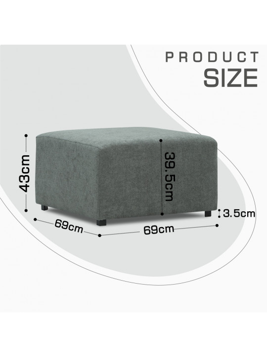 Кресло HOBEL POUF LEGO SOFT GREY BONCUK 24 (1) 