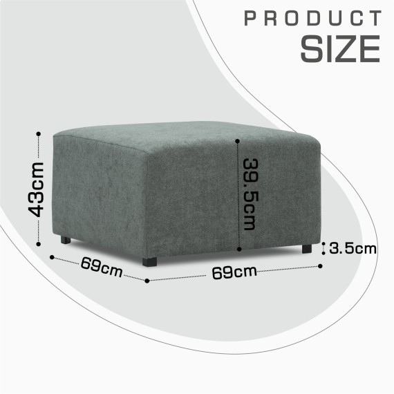 Բազկաթոռ HOBEL POUF LEGO SOFT GREY BONCUK 24 (1) 