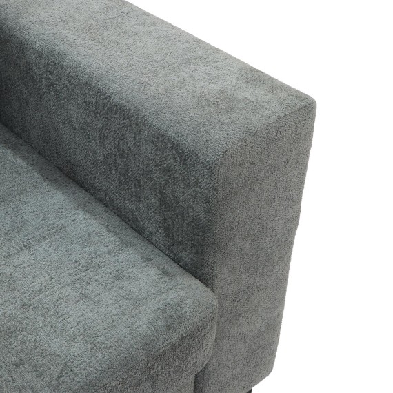 Sofa HOBEL CORNER JASMIN F/R LIGHT GREY BELLA 13 / GONZA 1002/ BENORRY 1005 L (7) 