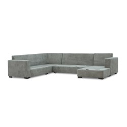 Диван HOBEL CORNER JASMIN F/R LIGHT GREY BELLA 13 / GONZA 1002/ BENORRY 1005 L (7) 