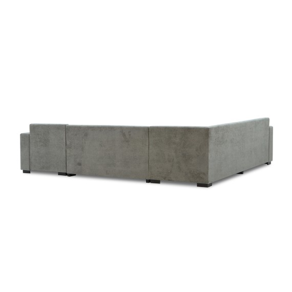Sofa HOBEL CORNER JASMIN F/R LIGHT GREY BELLA 13 / GONZA 1002/ BENORRY 1005 L (7) 