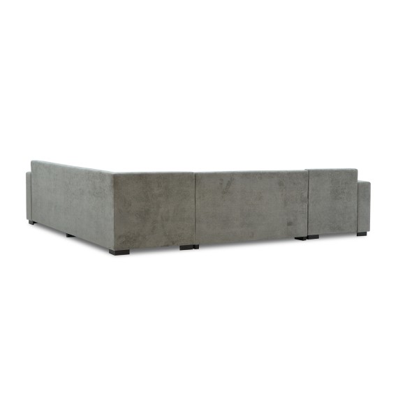 Диван HOBEL CORNER JASMIN F/R LIGHT GREY BELLA 13 / GONZA 1002/ BENORRY 1005 R (7) 