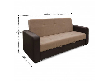 Диван HOBEL KATRIN VENECIA COFFEE V460/ DARK CREAM VIVALDI 21 (2) 