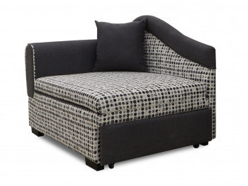 Sofa HOBEL KIDS LUX DARK GREY SCANDI 22/ LAMENIA 1008 L (1) 