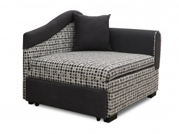 Sofa HOBEL KIDS LUX DARK GREY SCANDI 22/ LAMENIA 1008 R (1) 