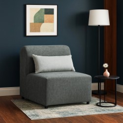 Sofa HOBEL LEGO SOFT 1 STR GREY BONCUK 24/ INFINITY 991 (1) 