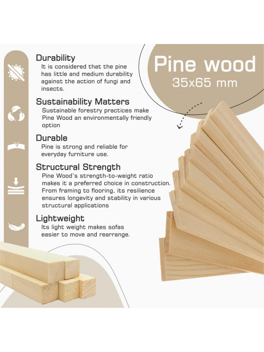 Բազմոց HOBEL LI F/P BROWN MONACO 5 (4) 