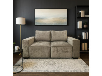 Диван HOBEL LOTUS 2 STR CAPPUCCINO MONACO 4/ NIAGARA GREY (2) 